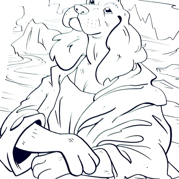 Crayons Well-Dresse Pets Coloring Book Bundle - Picture 11 of 13